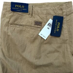Polo‎ Ralph Lauren Men’s Size 50 B Classic Fit Linen Blend Shorts NWT’S Luxury